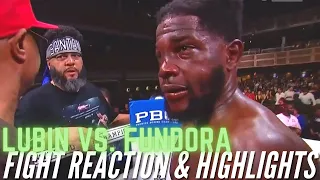 Fundora BREAKS Lubin's Face - Stops Him In 9 | Erickson DONE At Top Level? | Charlo Castano 2 Winner