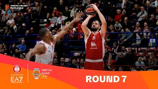 EA7 Emporio Armani Milan-Valencia Basket | Round 7 Highlights | 2023-24 Turkish Airlines EuroLeague