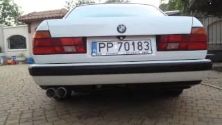BMW E32 V8 Exhaust M60B30