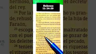 #videoscristianos #videocristiano #audiobiblia #lecturabíblica Hebreos 11:24-29. Moisés, fe, escogió