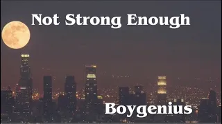 Not Strong Enough- Boygenius lyrics (sped up)