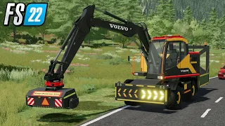 FS22 🚧 Volvo EWR-150E Public Work Tools 🚧 Farming Simulator 22 Mods