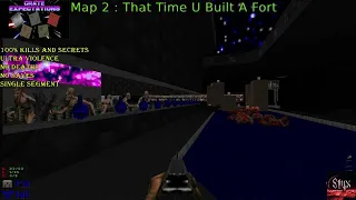 Doom 2 Crate Expectations Map 2 : That Time U Built A Fort ( Ultra Violence 100% )