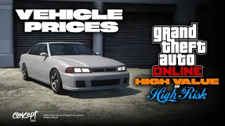GTA Online: High Value in High Risk - Cars and Prices #3 | Concept