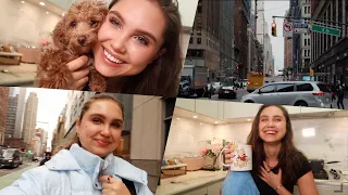 cozy nyc vlog | my new puppy, self-love, friends and my home.