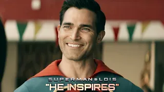 Tyler Hoechlin as Superman: He Inspires