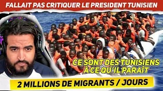 Lampedusa submergée par des milliers de migrants ! Kaïs Saïed le président tunisien rigole