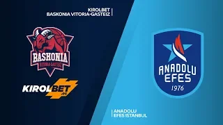 KIROLBET Baskonia Vitoria-Gasteiz - Anadolu Efes Istanbul Highlights | EuroLeague RS Round 29