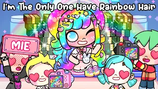 I'm The Only One Have RAINBOW Hair In Avatar World 🌈 Toca Life World |   Toca Boca
