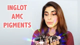 INGLOT AMC PIGMENTS: Review and Swatches!!