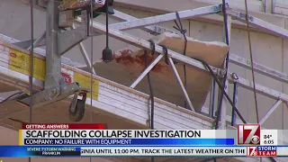 NC  looking into cause of scaffolding collapse that injured 2