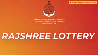 RAJSHREE 20 SHANI WEEKLY LOTTERY Dated 23 MAR 2024, 08.30 PM  Rajshree Lottery Live Result