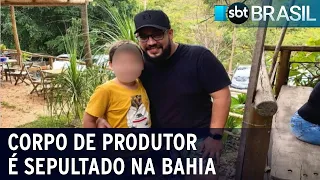 Corpo do produtor de Marília Mendonça é sepultado em Salvador | SBT Brasil (06/11/21)