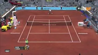 Rafael Nadal vs David Ferrer Madrid 2013 Match point - Tennis Elbow 2013