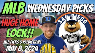 HUGE MLB LOCK!! MLB Picks Today 5/8/2024 | Free MLB Picks, Predictions & Sports Betting Advice