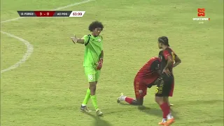 TTPFL | Defence Force vs AC Port of Spain | Defence Force player Leacock 3rd goal 61'