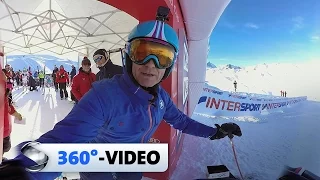 360°-Video: Die Highspeed-Abfahrt von Val d'Isere | Sportschau