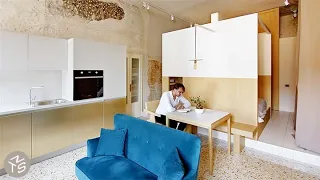 NEVER TOO SMALL: 15th Century Small Apartment Redesign Italy - 36sqm/387sqft