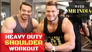 COMPLETE SHOULDER WORKOUT | MR INDIA PHYSIQUE | INSANE PUMP