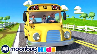 Wheels on the Bus V1 - Sing Along | @CoComelon | Moonbug Literacy