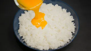 Fried rice with eggs, fried eggs or fried rice first? easy and delicious recipe