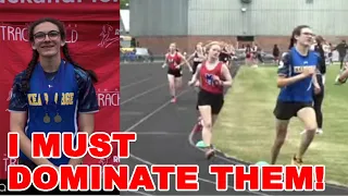 Trans athlete facing BAN from female sports PANICS! Gives INSANE reason why he must DOMINATE females