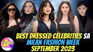 Best Dressed Celebrities sa Milan Fashion Week September 2023