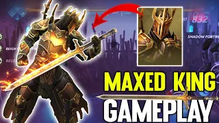 King of the legion max level gameplay with gold skin - Shadow Fight Arena