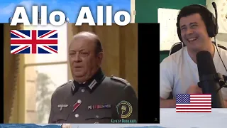 American Reacts Five o'clock, Herr Flick? | Allo Allo S01E01