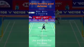 Kento momota good defense and enthony good attack,Street Badminton #shorts