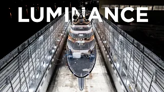 EXCLUSIVE: 145M LUMINANCE superyacht launched at LÜRSSEN | SuperYacht Times