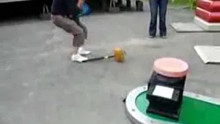 Guy Fails Miserably at Hammer Game Video