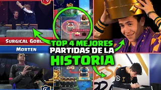 TOP 4 MEJORES PARTIDAS DE LA HISTORIA del CLASH ROYALE ! ! | DrekzeNN