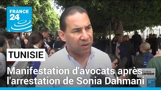 Arrestation de Sonia Dahmani et Mehdi Zagrouba : des avocats ont manifesté à Tunis • FRANCE 24