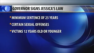 Governor signs Jessica's Law