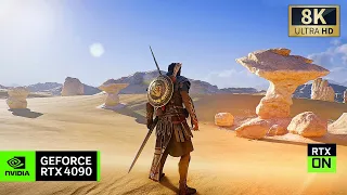 [8K] AC Origins RTX 4090 - RAYTRACING Reshade Ultimate Realism FX - ULTRA GRAPHICS SHOWCASE