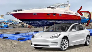 Tesla Powering my 30yr Old Italian Yacht? And Broken Diesel Engine Diagnostics