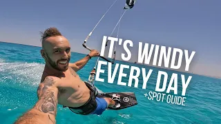 It's windy EVERY DAY on this island! Kitesurfing Bonaire + Spot Guide