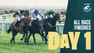 All Race Finishes from Day 1 of the Randox Grand National Festival at Aintree Racecourse