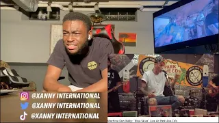 IM GLAD I WATCHED THIS VERSION! Machine Gun Kelly- "Blue Skies" Live At Park Ave Cd's| REACTION