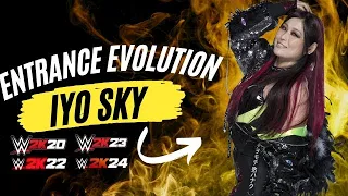 WWE Games Entrance Evolution - Iyo Sky! (WWE 2K20 - WWE 2K24)