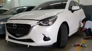 how to install the mazda speed / limited edition mazda 2 bodykit by custom base