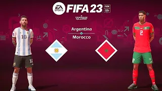 FIFA 23 | Argentina v Morocco | FIFA World Cup 2022 Qatar | World Cup Final | [4K]