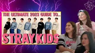 Friends First Time Reaction to THE ULTIMATE 2023 GUIDE TO STRAY KIDS