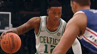 NBA Playoffs LIVE 18 - Philadelphia 76ers vs Boston Celtics - Game 1 - 1st Half - PS4 PRO - HD