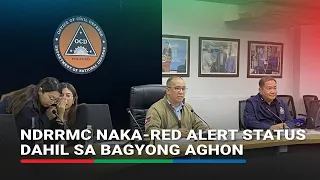 NDRRMC naka-red alert status dahil sa bagyong Aghon