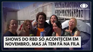 Fãs do RBD já montaram acampamento no Rio de Janeiro | Jornal da Noite