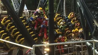 Four injured in roller coaster crash
