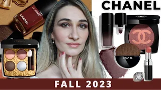 CHANEL Fall-Winter 23 MAKEUP COLLECTION + BYZANCE EYESHADOW|BEAUTY LOOK Tutorial |SWATCHES REVIEW