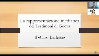 La rappresentazione mediatica dei Testimoni di Geova. Il «Caso Barletta»